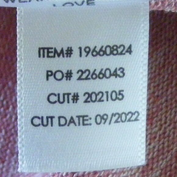 TORRID Sweater, 2/2X, Pink Space Dye, Pullover, Long sleeves, Pocket, Rayon - Picture 12 of 12